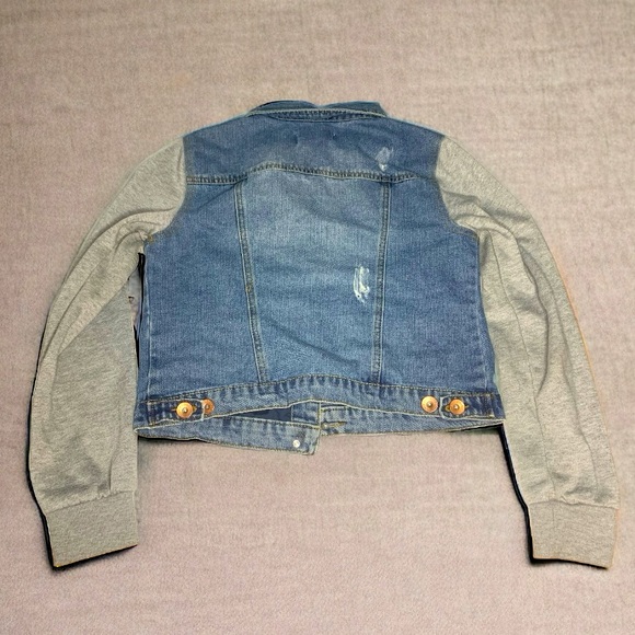 CI SONO Women’s Denim and Sweater Jacket- Medium - Picture 5 of 6